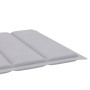 Tumbonas 2 unidadesds madera maciza de teca con cojín gris de vidaXL, Tumbonas - Ref: Foro24-3073187, Precio: 567,18 €, Descu...