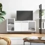 Hochglanzweißer TV-Schrank aus Sperrholz, 100 x 35 x 55 cm von vidaXL, TV-Möbel - Ref: Foro24-831318, Preis: 63,32 €, Rabatt: %