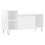 Hochglanzweißer TV-Schrank aus Sperrholz, 100 x 35 x 55 cm von vidaXL, TV-Möbel - Ref: Foro24-831318, Preis: 64,09 €, Rabatt: %