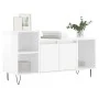Hochglanzweißer TV-Schrank aus Sperrholz, 100 x 35 x 55 cm von vidaXL, TV-Möbel - Ref: Foro24-831318, Preis: 63,32 €, Rabatt: %