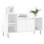 Hochglanzweißer TV-Schrank aus Sperrholz, 100 x 35 x 55 cm von vidaXL, TV-Möbel - Ref: Foro24-831318, Preis: 64,09 €, Rabatt: %