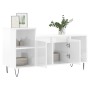 Hochglanzweißer TV-Schrank aus Sperrholz, 100 x 35 x 55 cm von vidaXL, TV-Möbel - Ref: Foro24-831318, Preis: 64,09 €, Rabatt: %