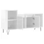 Hochglanzweißer TV-Schrank aus Sperrholz, 100 x 35 x 55 cm von vidaXL, TV-Möbel - Ref: Foro24-831318, Preis: 63,32 €, Rabatt: %