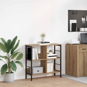 Estante de libros Roble artesanal 82 x 32 x 79 cm en Librerías y estanterías | Comprar online en Foro24