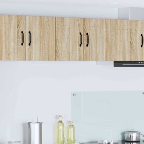 Armario de cocina mural con puerta Roble Sonoma 60 x 31 x 40 cm