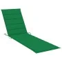 Sun loungers with table and cushion 2 units solid teak wood by vidaXL, Loungers - Ref: Foro24-3073176, Price: 590,70 €, Disco...
