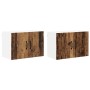 Gabinetes de pared de cocina 2 pcs Madera Vieja 60 x 31 x 40 cm en Armarios de cocina | Comprar online en Foro24
