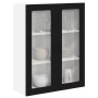 Armario de cocina mural con estante Negro 80 x 31 x 100 cm en Armarios de cocina | Comprar online en Foro24