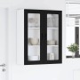 Armario de cocina mural con estante Negro 80 x 31 x 100 cm en Armarios de cocina | Comprar online en Foro24