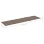 2 teak solid wood sun loungers with taupe gray cushions by vidaXL, Loungers - Ref: Foro24-3073194, Price: 583,60 €, Discount: %