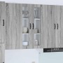 Armario de cocina mural con puerta Gris Sonoma 60 x 31 x 100 cm