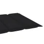 Tumbonas 2 unidades madera maciza de teca con cojín negro de vidaXL, Tumbonas - Ref: Foro24-3073193, Precio: 570,49 €, Descue...