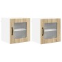 Armario de cocina mural 2 pcs Roble Sonoma 40 x 31 x 40 cm