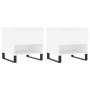 2 white engineered wood coffee tables 50x46x50 cm by vidaXL, Coffee table - Ref: Foro24-830925, Price: 74,03 €, Discount: %