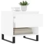 2 white engineered wood coffee tables 50x46x50 cm by vidaXL, Coffee table - Ref: Foro24-830925, Price: 73,39 €, Discount: %