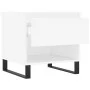 2 white engineered wood coffee tables 50x46x50 cm by vidaXL, Coffee table - Ref: Foro24-830925, Price: 73,39 €, Discount: %
