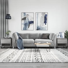 Coffee tables 2 pcs Sonoma gray engineered wood 50x46x50 cm by vidaXL, Coffee table - Ref: Foro24-830937, Price: 74,03 €, Dis...