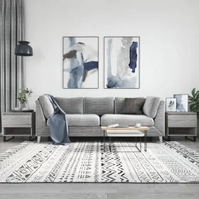 Coffee tables 2 pcs Sonoma gray engineered wood 50x46x50 cm by vidaXL, Coffee table - Ref: Foro24-830937, Price: 73,39 €, Dis...