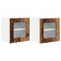 Armario de cocina mural 2 pcs Madera Vieja 40 x 31 x 40 cm