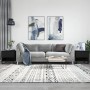 2 Stück Couchtische aus schwarzem Ingenieurholz 50x46x50 cm von vidaXL, Couchtisch - Ref: Foro24-830927, Preis: 74,16 €, Raba...