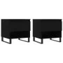 2 black engineered wood coffee tables 50x46x50 cm by vidaXL, Coffee table - Ref: Foro24-830927, Price: 73,52 €, Discount: %