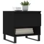 2 black engineered wood coffee tables 50x46x50 cm by vidaXL, Coffee table - Ref: Foro24-830927, Price: 73,52 €, Discount: %