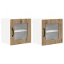 Armario de cocina mural 2 pcs Roble artesanal 40 x 31 x 40 cm