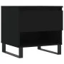 2 black engineered wood coffee tables 50x46x50 cm by vidaXL, Coffee table - Ref: Foro24-830927, Price: 73,52 €, Discount: %