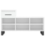 Weißer Schuhschrank aus Sperrholz, 102 x 36 x 60 cm von vidaXL, Schuhregale und Schuhorganisatoren - Ref: Foro24-831372, Prei...