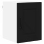 Armario de cocina mural con estante 2 pcs Negro 30 x 31 x 40 cm