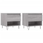 Coffee tables 2 pcs Sonoma gray engineered wood 50x46x50 cm by vidaXL, Coffee table - Ref: Foro24-830921, Price: 63,42 €, Dis...