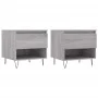 Coffee tables 2 pcs Sonoma gray engineered wood 50x46x50 cm by vidaXL, Coffee table - Ref: Foro24-830921, Price: 62,90 €, Dis...
