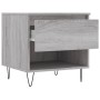 Coffee tables 2 pcs Sonoma gray engineered wood 50x46x50 cm by vidaXL, Coffee table - Ref: Foro24-830921, Price: 63,42 €, Dis...