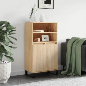 Hohes Sideboard aus eichenfarbenem Sperrholz, 60 x 36 x 110 cm von vidaXL, Sideboards - Ref: Foro24-831495, Preis: 92,77 €, R...