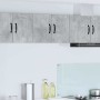 Armario de cocina mural 2 pcs Gris Concreto 30 x 31 x 40 cm