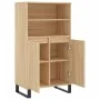 Hohes Sideboard aus eichenfarbenem Sperrholz, 60 x 36 x 110 cm von vidaXL, Sideboards - Ref: Foro24-831495, Preis: 92,75 €, R...