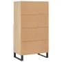 Hohes Sideboard aus eichenfarbenem Sperrholz, 60 x 36 x 110 cm von vidaXL, Sideboards - Ref: Foro24-831495, Preis: 92,75 €, R...
