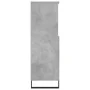 Concrete gray plywood tall sideboard 60x36x110 cm by vidaXL, Sideboards - Ref: Foro24-831496, Price: 80,48 €, Discount: %