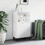 Tall white plywood sideboard 60x36x110 cm by vidaXL, Sideboards - Ref: Foro24-831492, Price: 94,03 €, Discount: %