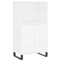 Hohes weißes Sperrholz-Sideboard 60x36x110 cm von vidaXL, Sideboards - Ref: Foro24-831492, Preis: 85,73 €, Rabatt: %