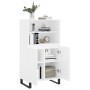 Tall white plywood sideboard 60x36x110 cm by vidaXL, Sideboards - Ref: Foro24-831492, Price: 94,03 €, Discount: %