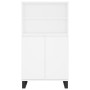 Hohes weißes Sperrholz-Sideboard 60x36x110 cm von vidaXL, Sideboards - Ref: Foro24-831492, Preis: 94,03 €, Rabatt: %