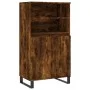 Hohes Sideboard aus geräuchertem Eichensperrholz, 60 x 36 x 110 cm von vidaXL, Sideboards - Ref: Foro24-831497, Preis: 84,10 ...