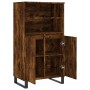 Aparador alto madera contrachapada roble ahumado 60x36x110 cm de vidaXL, Aparadores - Ref: Foro24-831497, Precio: 87,65 €, De...