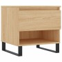 2 Stück Couchtische aus Sonoma-Eichen-Engineer-Holz 50x46x50cm von vidaXL, Couchtisch - Ref: Foro24-830931, Preis: 71,67 €, R...