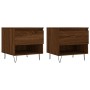 Mesas de centro 2 uds madera ingeniería roble marrón 50x46x50cm by vidaXL, Coffee table - Ref: Foro24-830923, Price: 63,75 €,...