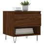 Mesas de centro 2 uds madera ingeniería roble marrón 50x46x50cm by vidaXL, Coffee table - Ref: Foro24-830923, Price: 63,75 €,...