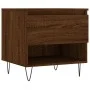 Mesas de centro 2 uds madera ingeniería roble marrón 50x46x50cm de vidaXL, Mesas de centro - Ref: Foro24-830923, Precio: 63,2...