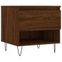 Mesas de centro 2 uds madera ingeniería roble marrón 50x46x50cm by vidaXL, Coffee table - Ref: Foro24-830923, Price: 63,75 €,...