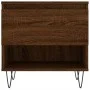 Mesas de centro 2 uds madera ingeniería roble marrón 50x46x50cm de vidaXL, Mesas de centro - Ref: Foro24-830923, Precio: 63,2...